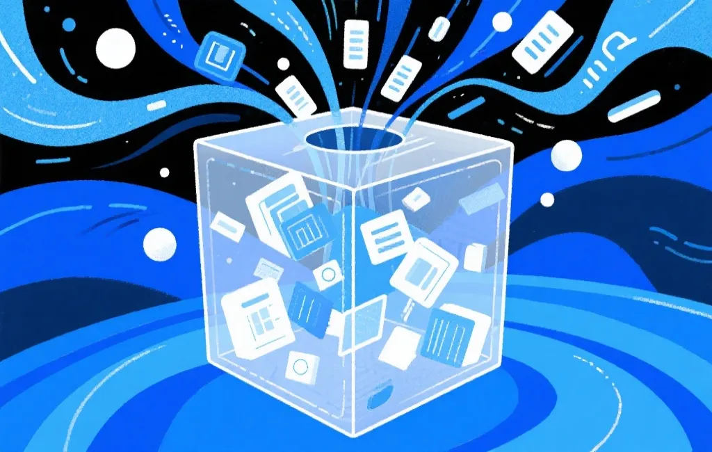 数据透明与公开机制插画